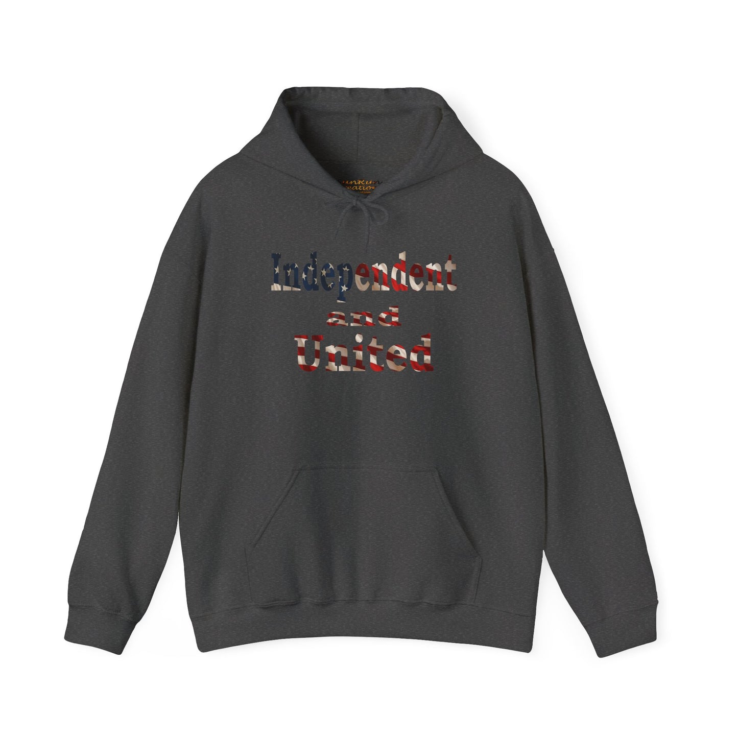Independent and United Hoodie – Patriotic American Flag Shirt - Celebrate Strength & Unity American Pride Sweatshirt