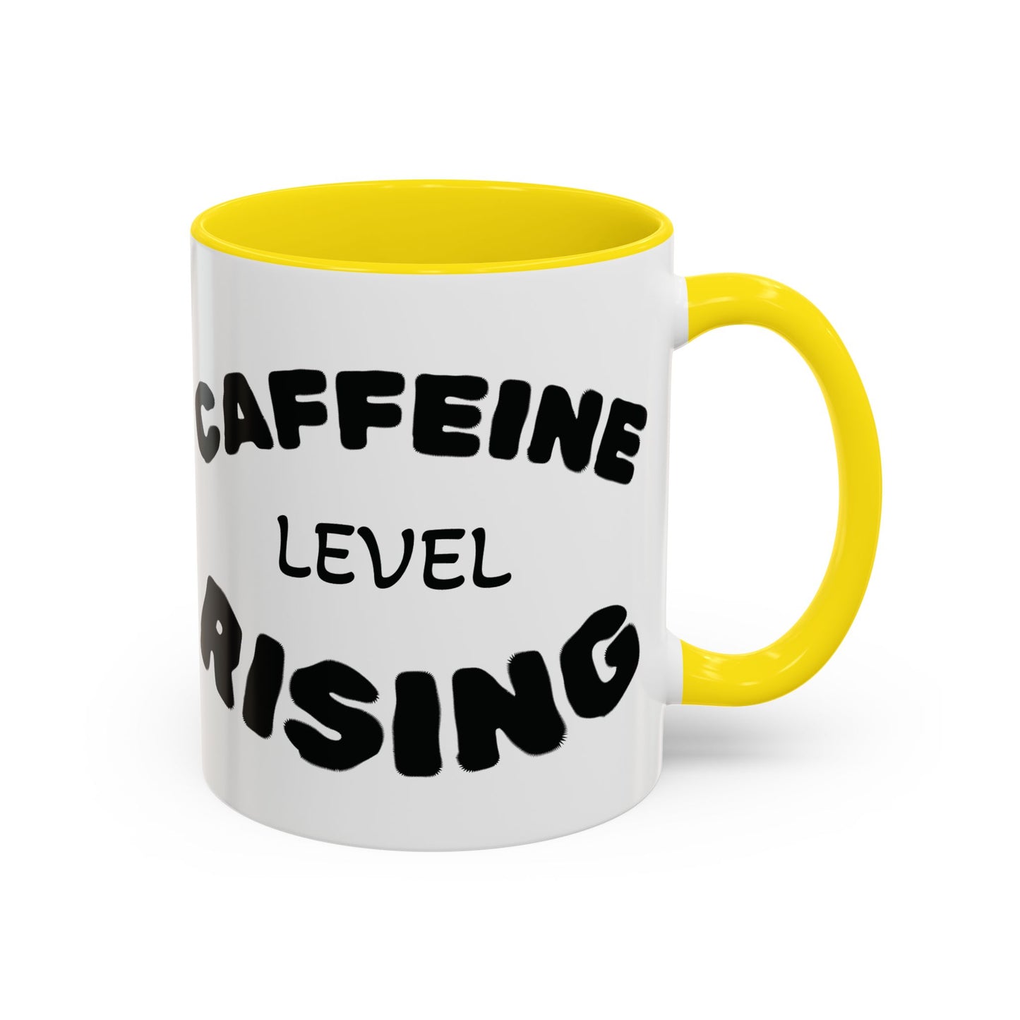 Sassy Coffee Mug - 'Caffeine Level Rising' - Perfect for Coffee Lovers and Gift Giving