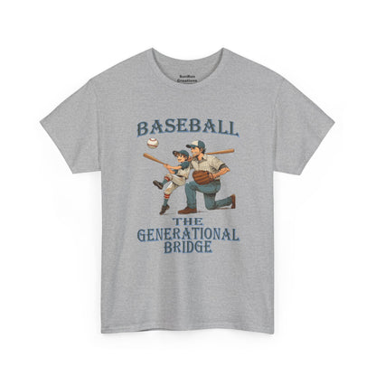 Baseball The Generational Bridge T Shirt Baseball Lovers Tee Father Son Shirt