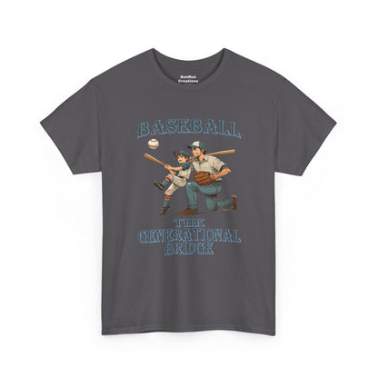 Baseball The Generational Bridge T Shirt Baseball Lovers Tee Father Son Shirt