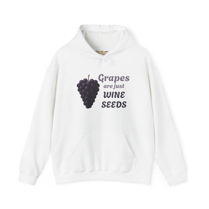 Wine Lover's Grapes are Wine Seeds Unisex Hoodie, Cozy Sweatshirt for Wine Lovers, Perfect Gift
