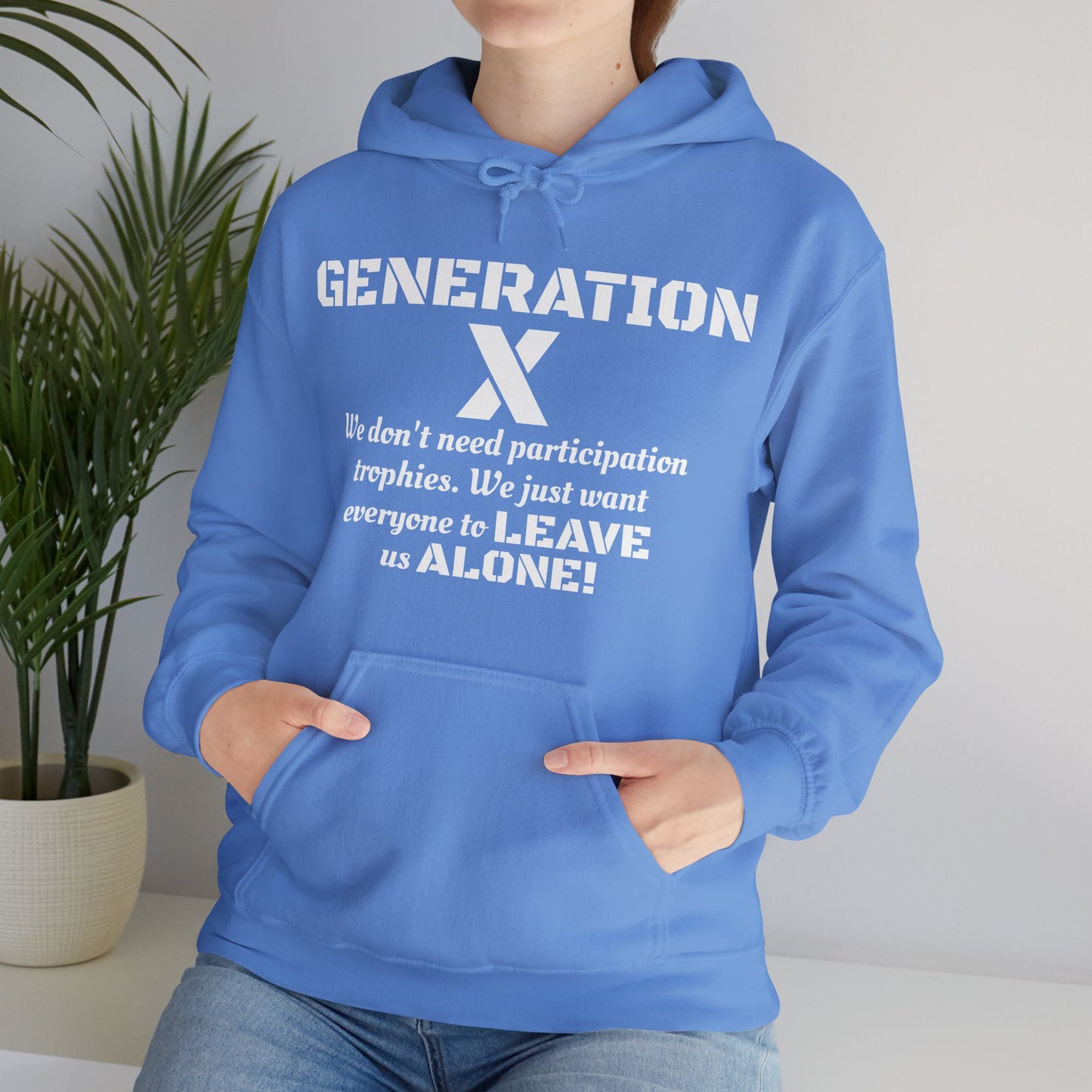 Generation X Hoodie – Leave Us Alone Hoodie | Retro, Bold & Proud l Gen X Shirt