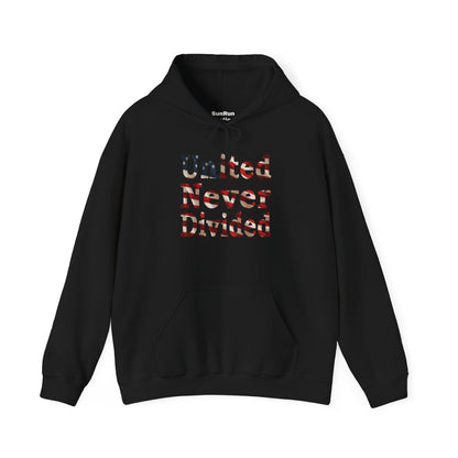 United Never Divided Hoodie – Patriotic American Flag Shirt - Show Your American Pride Sweatshirt
