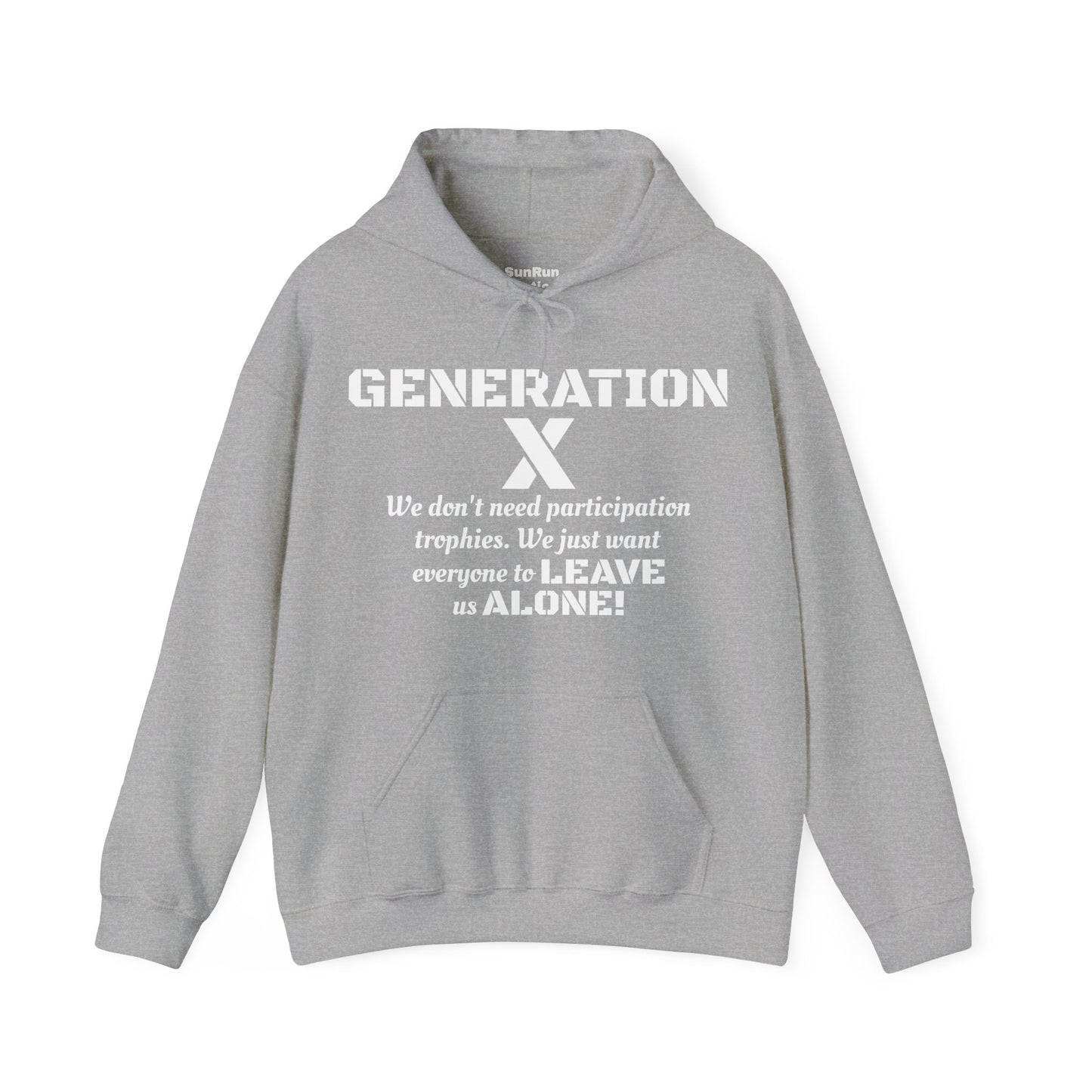 Generation X Hoodie – Leave Us Alone Hoodie | Retro, Bold & Proud l Gen X Shirt