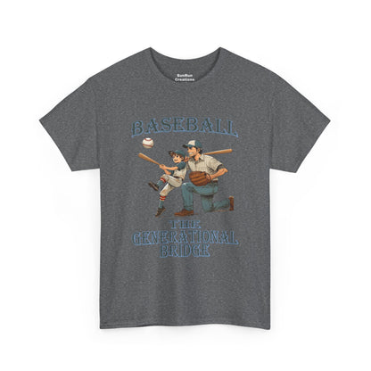 Baseball The Generational Bridge T Shirt Baseball Lovers Tee Father Son Shirt