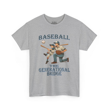 Baseball The Generational Bridge T Shirt Baseball Lovers Tee Father Son Shirt