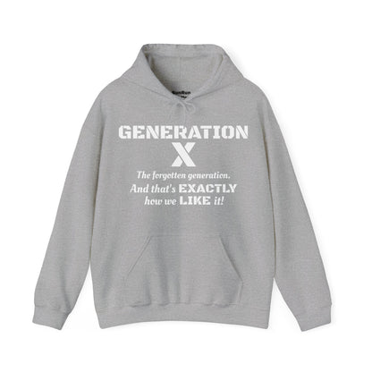 Generation X Hoodie – The Forgotten Generation Hoodie | Retro, Bold & Proud l Gen X Shirt