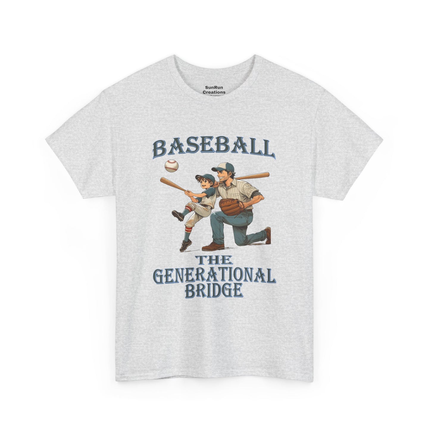Baseball The Generational Bridge T Shirt Baseball Lovers Tee Father Son Shirt