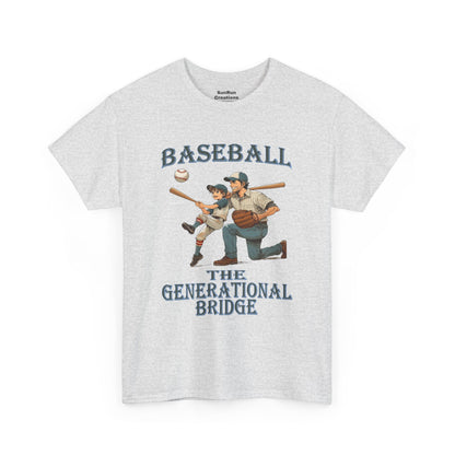 Baseball The Generational Bridge T Shirt Baseball Lovers Tee Father Son Shirt