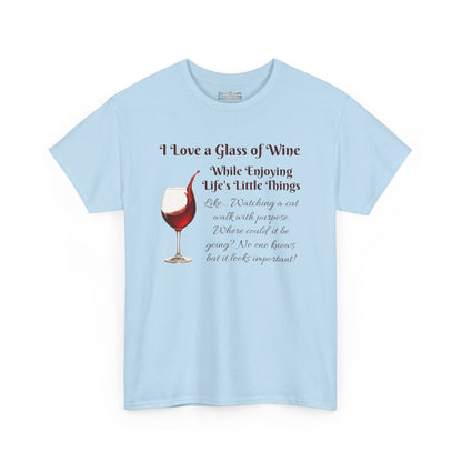 Wine Lovers T-Shirt, Wine Whimsy & Wandering Cats: The Perfect Tee for Wine Lovers