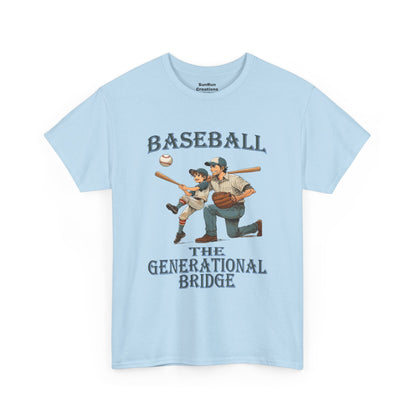 Baseball The Generational Bridge T Shirt Baseball Lovers Tee Father Son Shirt