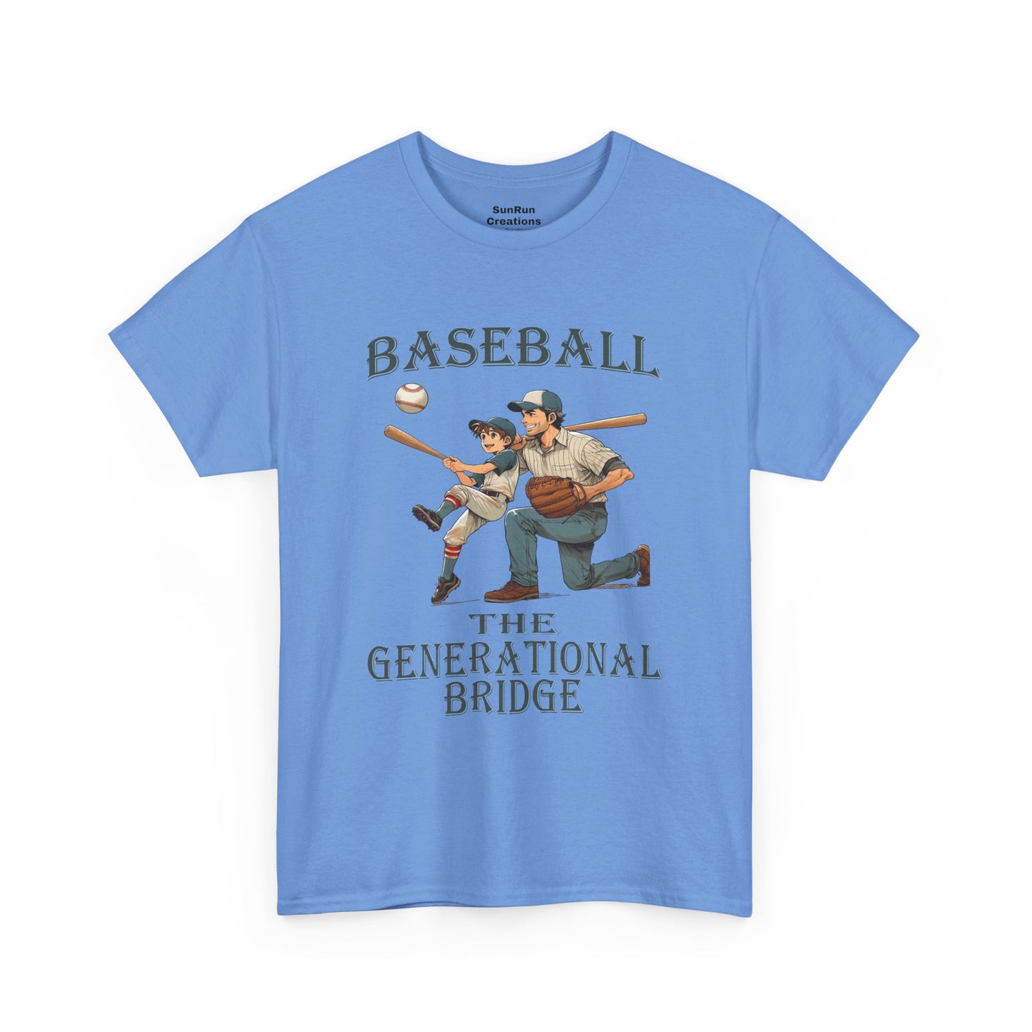 Baseball The Generational Bridge T Shirt Baseball Lovers Tee Father Son Shirt
