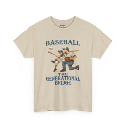 Baseball The Generational Bridge T Shirt Baseball Lovers Tee Father Son Shirt
