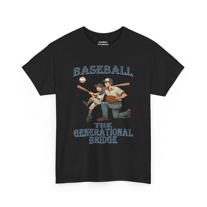Baseball The Generational Bridge T Shirt Baseball Lovers Tee Father Son Shirt