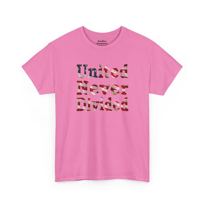 United Never Divided T-Shirt – Patriotic American Flag Shirt - Show Your American Pride Tee