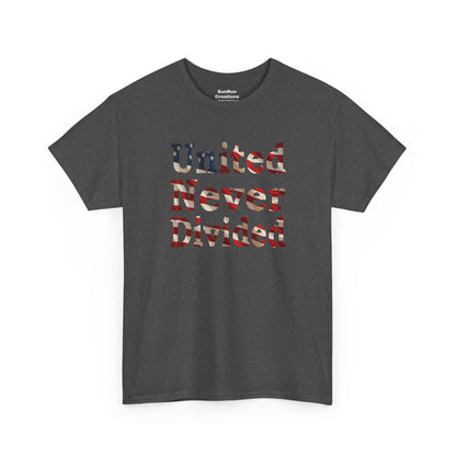 United Never Divided T-Shirt – Patriotic American Flag Shirt - Show Your American Pride Tee
