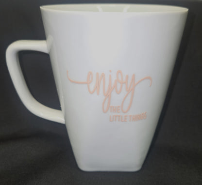 Coffee Mugs Set of 4 12 oz Ceramic Cups with Motivational Sayings for Coffee Lovers