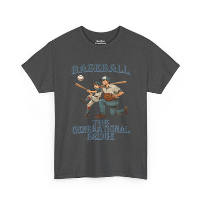 Baseball The Generational Bridge T Shirt Baseball Lovers Tee Father Son Shirt