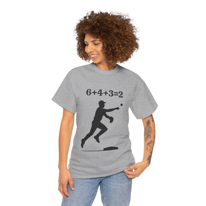 Baseball Unisex Tee, Double Play T-Shirt, Sports Fan Shirt, Baseball Gift Baseball Fan