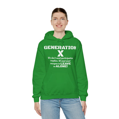 Generation X Hoodie – Leave Us Alone Hoodie | Retro, Bold & Proud l Gen X Shirt