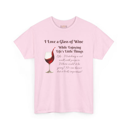 Wine Lovers T-Shirt, Wine Whimsy & Wandering Cats: The Perfect Tee for Wine Lovers