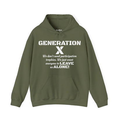Generation X Hoodie – Leave Us Alone Hoodie | Retro, Bold & Proud l Gen X Shirt