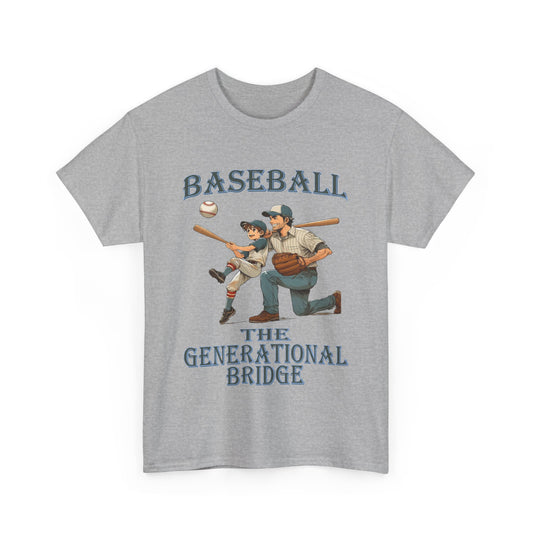 Baseball: The Generational Bridge Unisex Heavy Cotton Tee