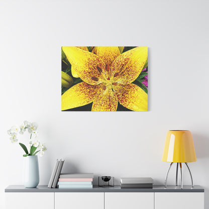 Vibrant Floral Canvas Art, Bright Yellow Flower Wall Décor, Home Aesthetics, Gift Idea for Nature Lovers, Spring Decor