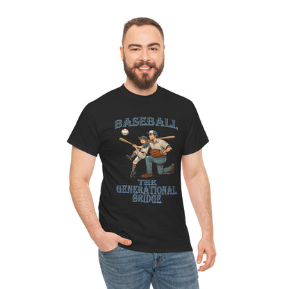 Baseball The Generational Bridge T Shirt Baseball Lovers Tee Father Son Shirt