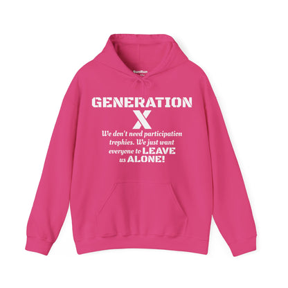 Generation X Hoodie – Leave Us Alone Hoodie | Retro, Bold & Proud l Gen X Shirt