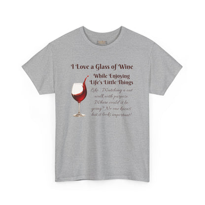 Wine Lovers T-Shirt, Wine Whimsy & Wandering Cats: The Perfect Tee for Wine Lovers