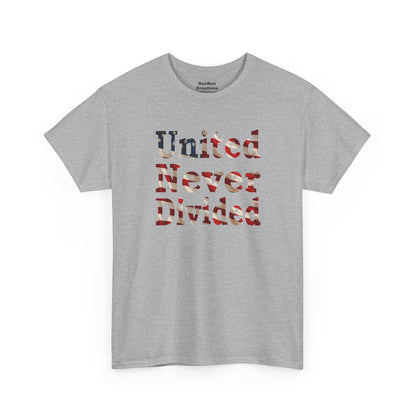 United Never Divided T-Shirt – Patriotic American Flag Shirt - Show Your American Pride Tee