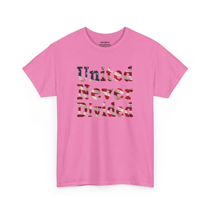 United Never Divided T-Shirt – Patriotic American Flag Shirt - Show Your American Pride Tee