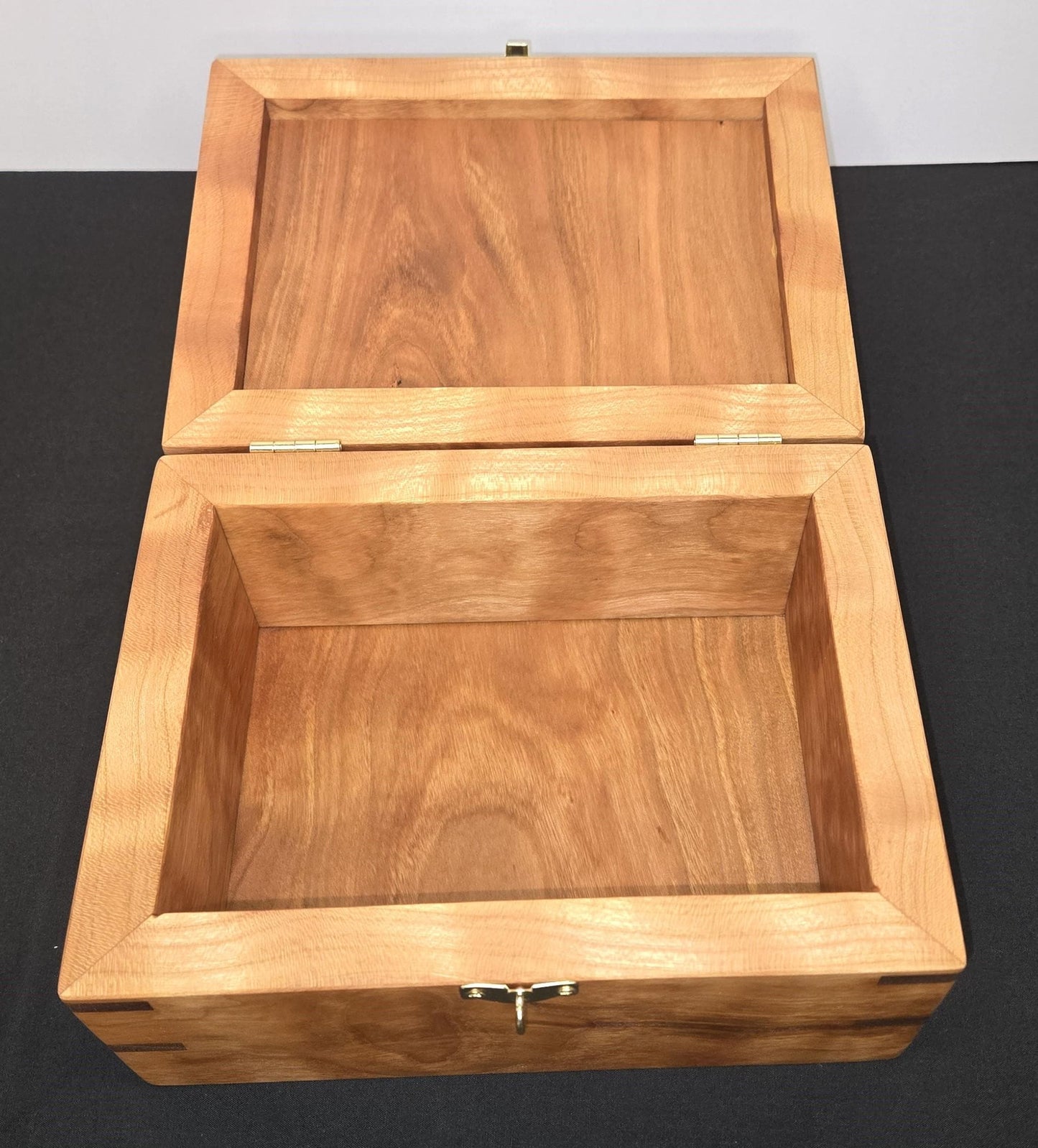 Keepsake Box Handmade Solid Cherry Wooden Keepsake Box