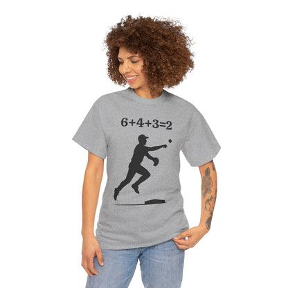 Baseball Unisex Tee, Double Play T-Shirt, Sports Fan Shirt, Baseball Gift Baseball Fan