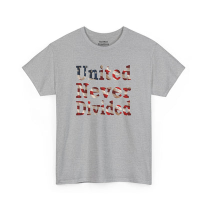 United Never Divided T-Shirt – Patriotic American Flag Shirt - Show Your American Pride Tee