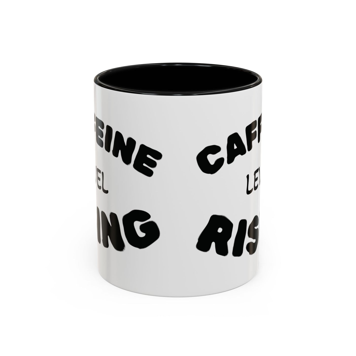 Sassy Coffee Mug - 'Caffeine Level Rising' - Perfect for Coffee Lovers and Gift Giving