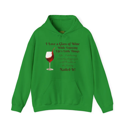 Wine Lover's Unisex Hoodie, Plugging in a USB Cable, Cozy Sweatshirt for Wine Lovers, Perfect Gift for Birthdays, Fall Fashion, and Everyday Comfort