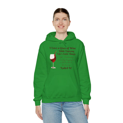 Wine Lover's Unisex Hoodie, Plugging in a USB Cable, Cozy Sweatshirt for Wine Lovers, Perfect Gift for Birthdays, Fall Fashion, and Everyday Comfort