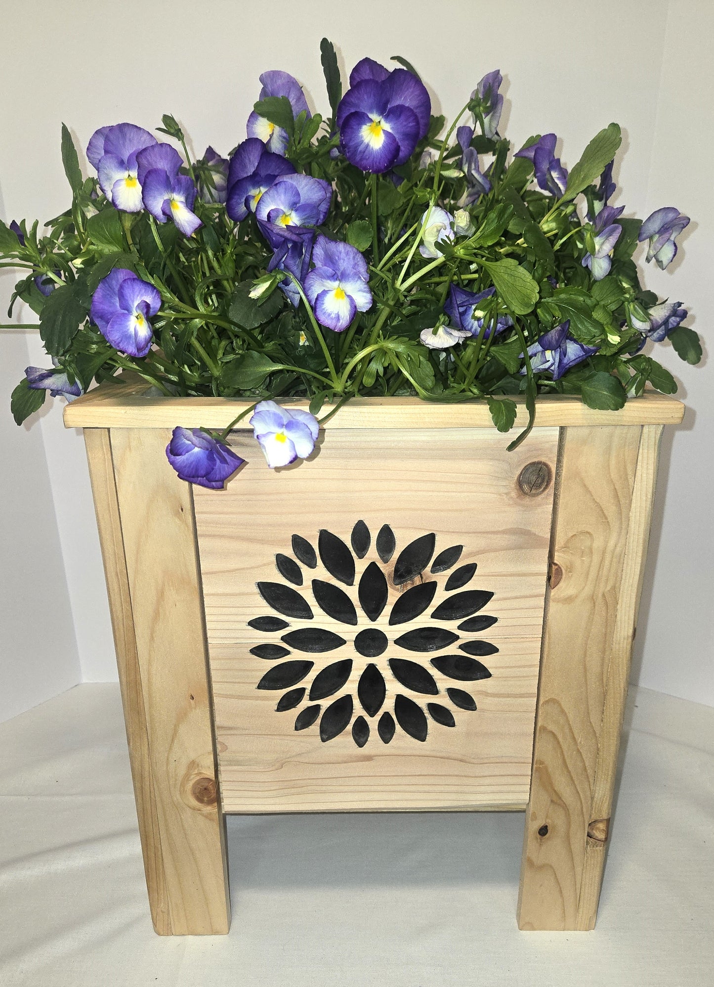 Round Geometric Planter