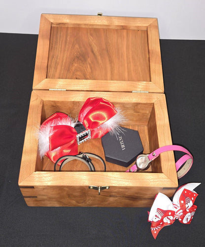 Keepsake Box Handmade Solid Cherry Wooden Keepsake Box