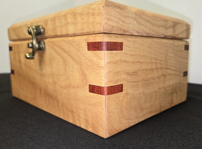 Keepsake Box Handmade Solid Hardwood Keepsake Box